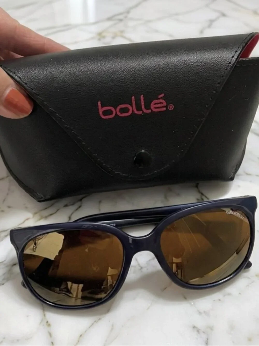 Vintage Bolle x LL Bean 396 Round Mirrored Lens Sunglasses - made in France 🇫🇷